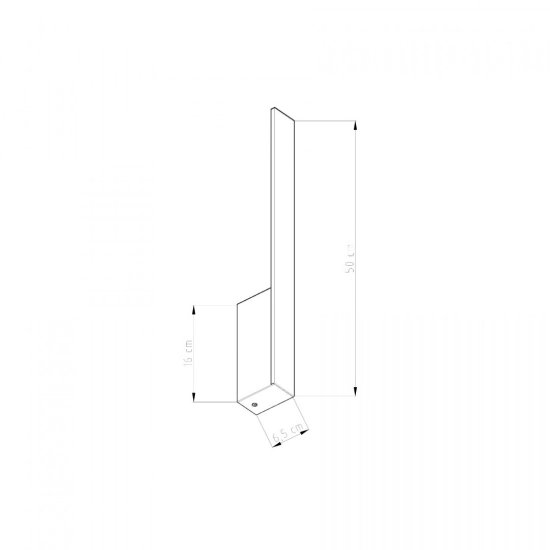 kinkiecik.pl Kinkiet LAHTI biały TH.185 S-50cm 4000K THORO